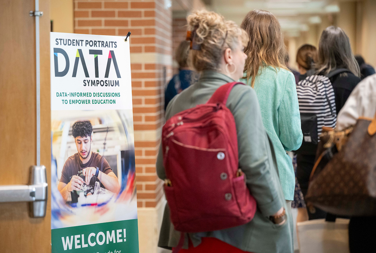 Faculty attending the Student Portraits Data Symposium