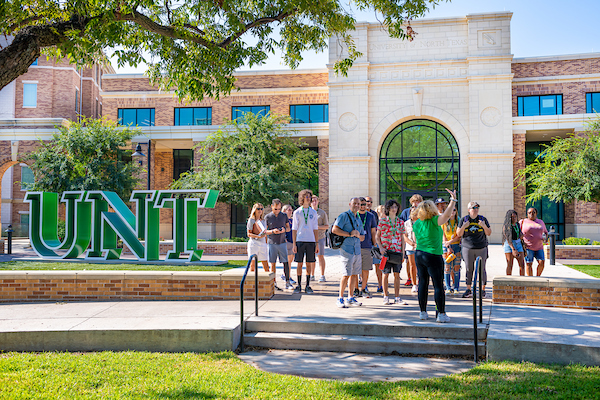 UNT Campus welcome center