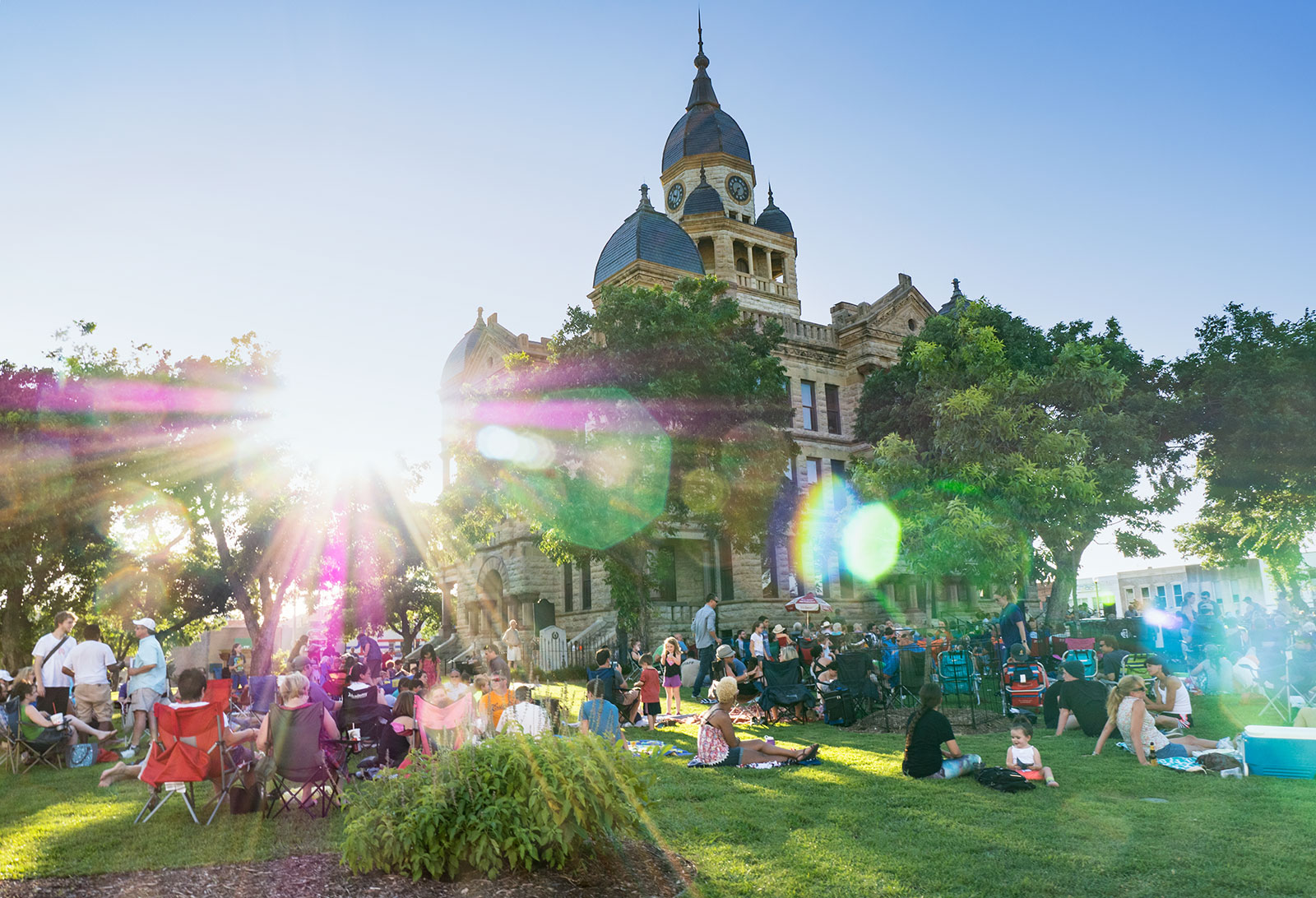 Twilight Tunes at the City of Denton Square