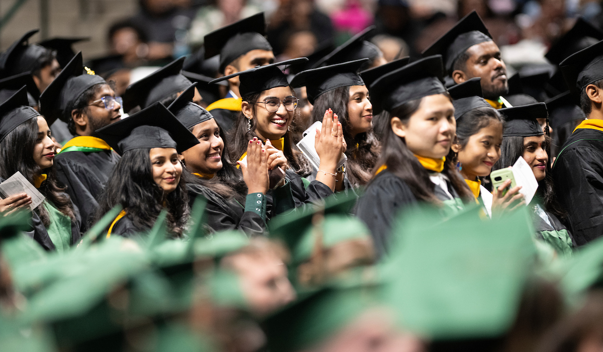 Ryan COB students at commencement