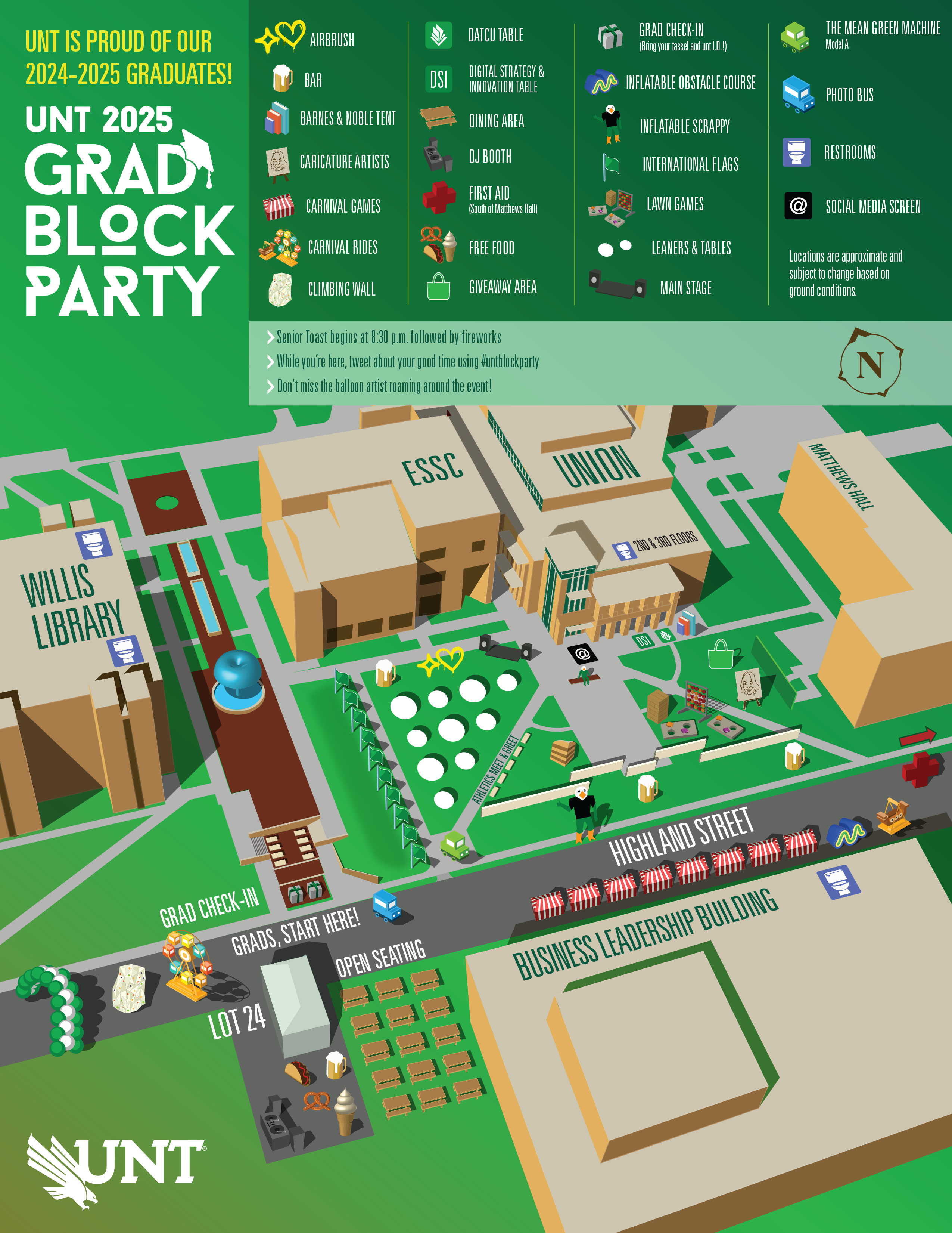 map of the event area