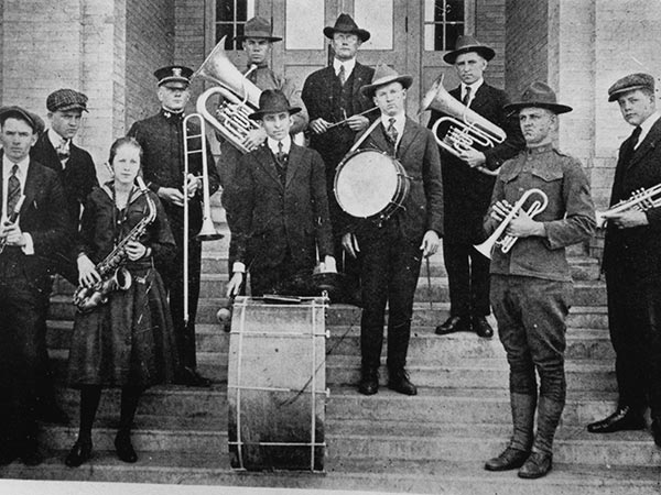 Marching Band Posing