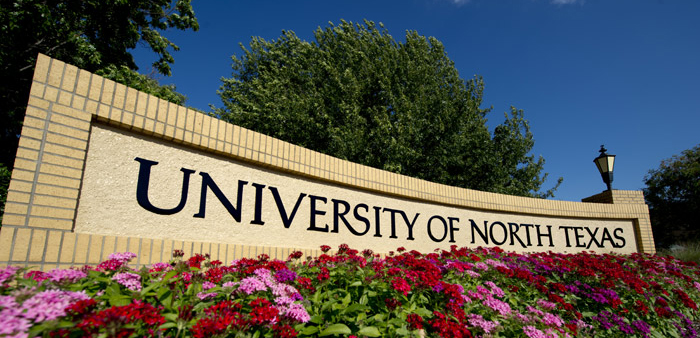 University of North Texas Signage