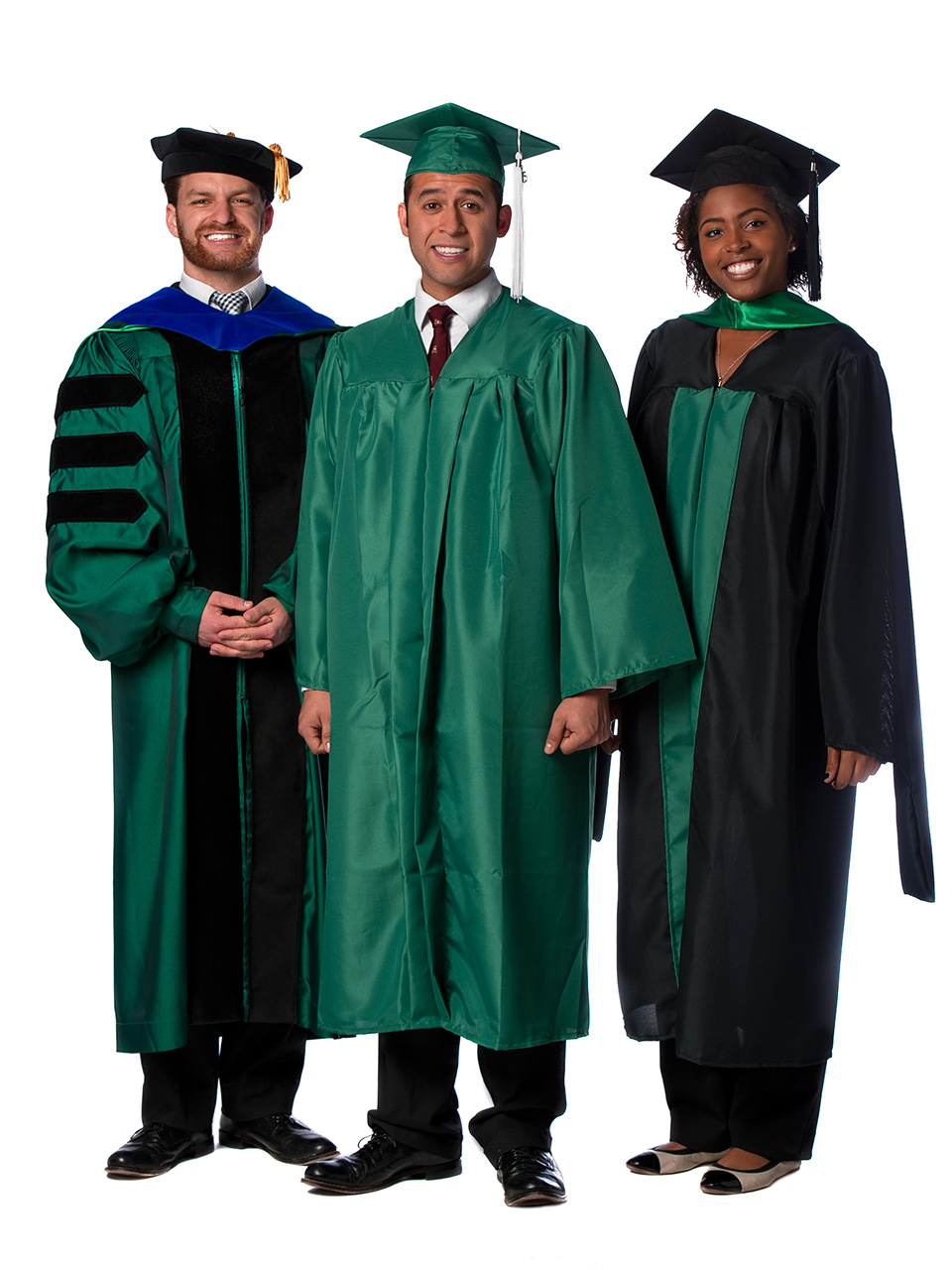 graduates in  robes