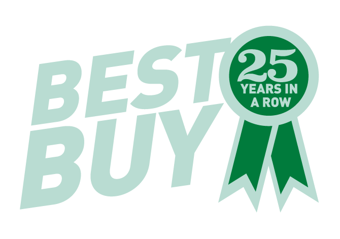 Best Buy 25 Years in a Row Badge