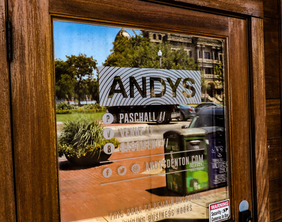 Andy's door sign