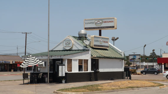 Elevated Grounds building