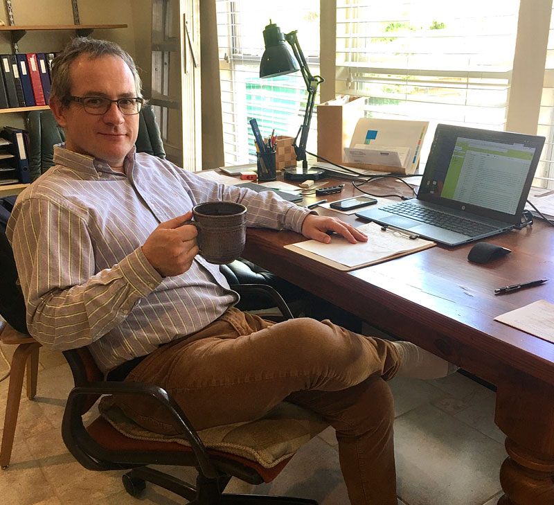 Ralf Schmidt working from home