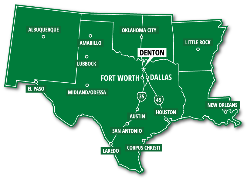 Regional Map of Texas