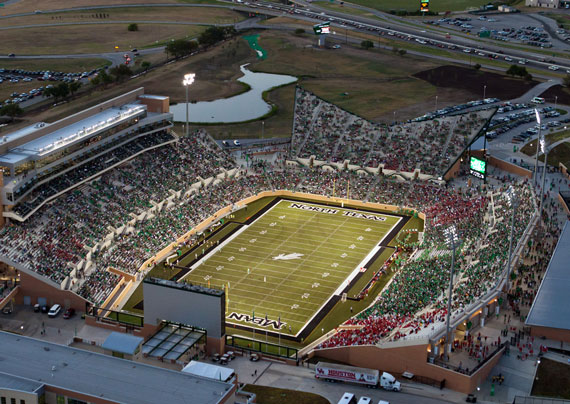 View of Apogee Stadium
