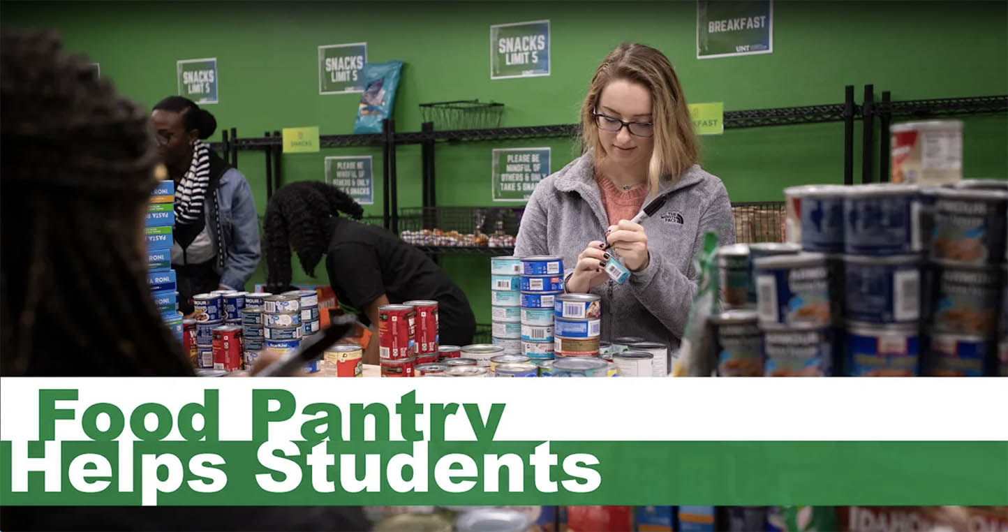 UNT Food Pantry Helps Students Facing Food Insecurity